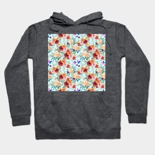 Fall flowers and beautiful butterflies Hoodie